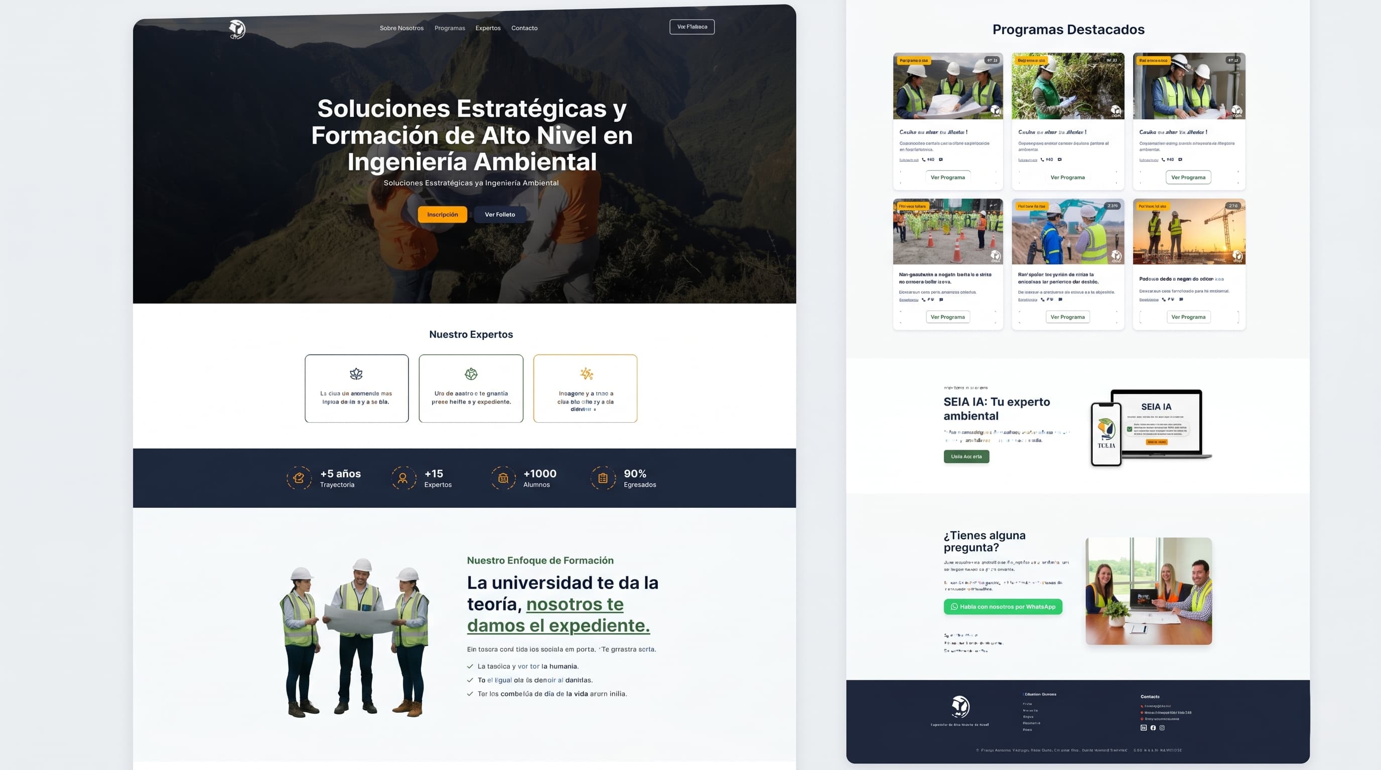 Captura de pantalla del proyecto SEIA